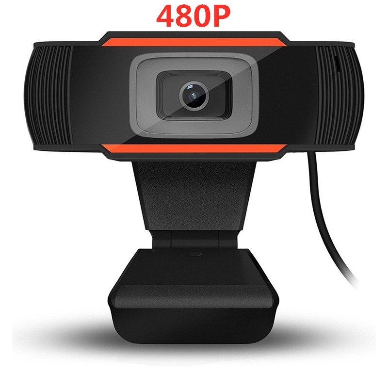 Kebidu HD 1080P USB kamera HD Computer kamera mit mikrofon Clip-auf kamera, unterstützung Fenster XP Sieg2003 Sieg7 8 10: 480P