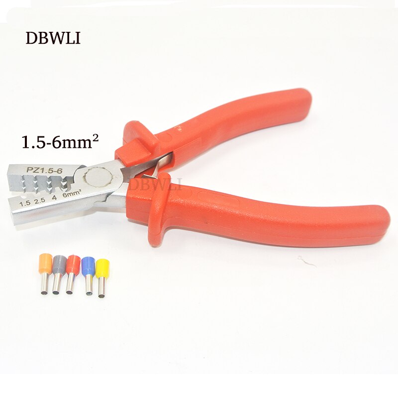 Ferrule Crimping Tool Kit-Ferrule Crimper Plier Wire Ferrules Crimp Wire Ends Terminals E0508 E1008 E2508 4009 6012 10-12: 2.5 to 6mm2