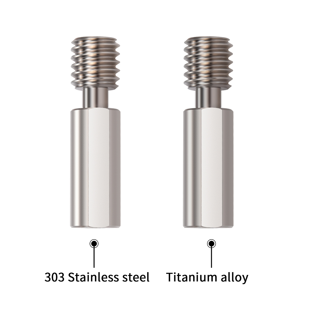 Biqu H2 Alle Metalen Heatbreak Rvs Titanium Legering Keel Voor H2 Extruder Vs Titan MK8 Hotend Ender3 V2 3D printer Onderdelen