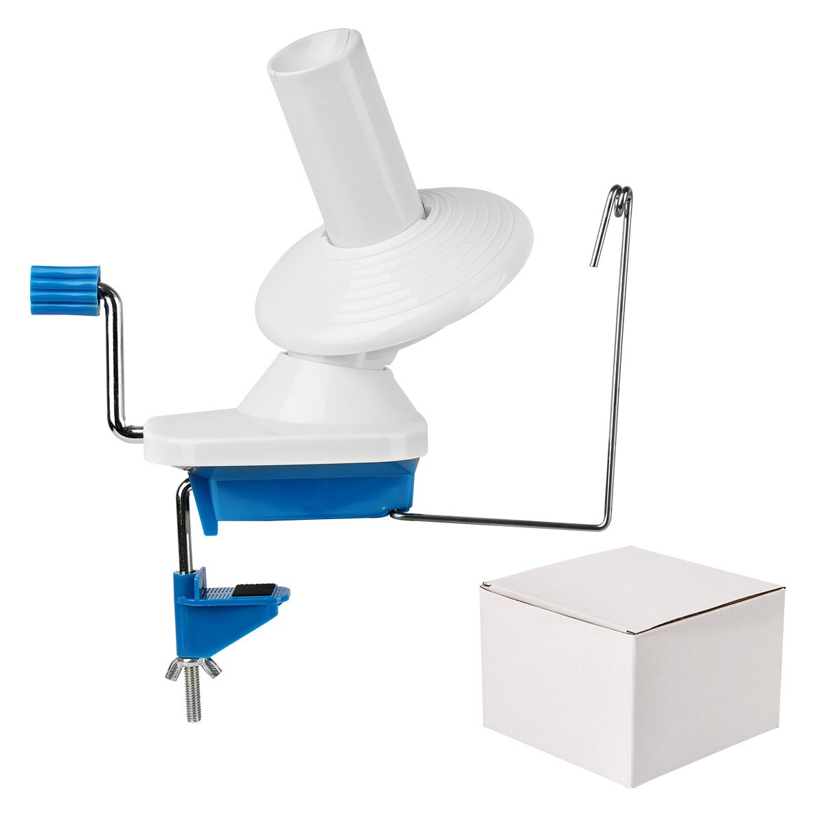 Ręczna nawijarka do przędzy, włókno wełniane, ręczna nawijarka do sznurka, przenośna do samodzielnego szycia i tworzenia akcesoriów: Jasnozielony