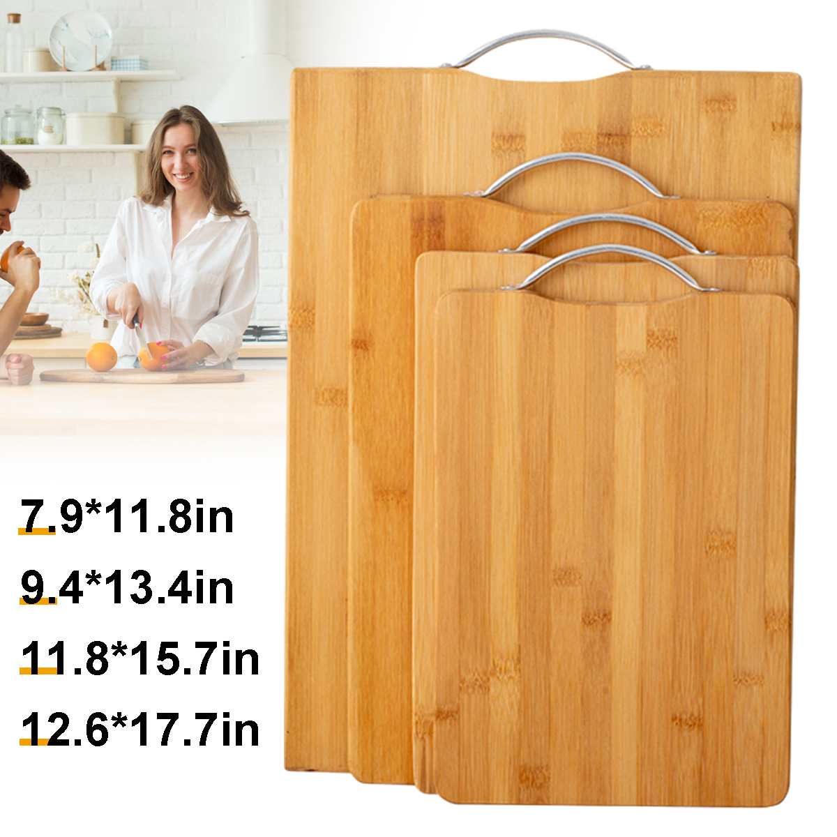 Thicken Cutting Boards Nature Chopping Board Bamboo Chopping Block Tool Wooden Cutting Board For The Kitchen Kitchen Stuff