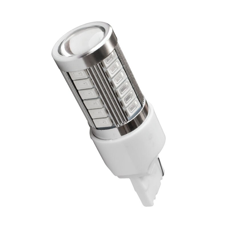 2 kpl  t20 7440 w21w wy21w 33 smd 5730 5630 led-auto keltainen keltainen suuntavilkkupolttimo punainen jarruvalo valkoinen automaatti peruutusvalot 12v 2x