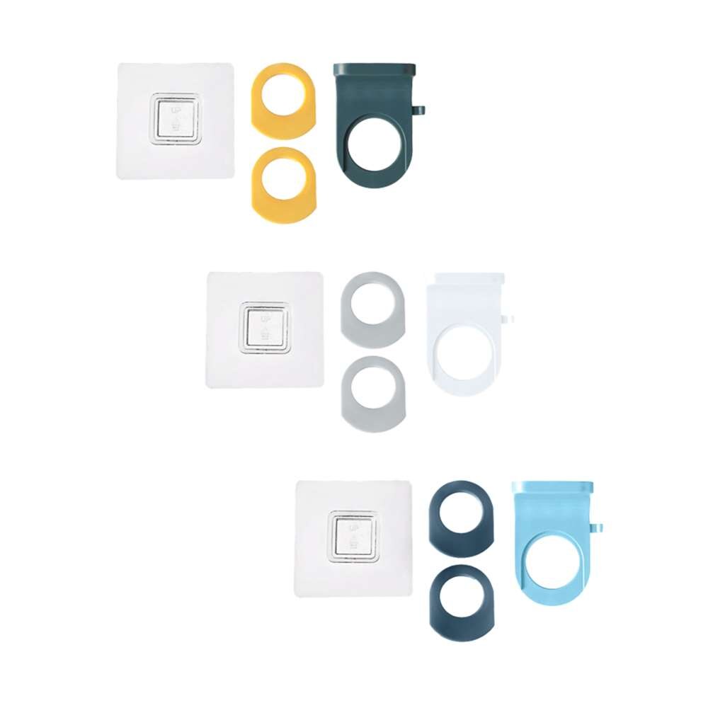 Wall Mount Suction Cup Rack Shower Gel Shampoo Soap Liquid Bottle Holder Hanging Hook Bathroom Shelf Srorage Organizer