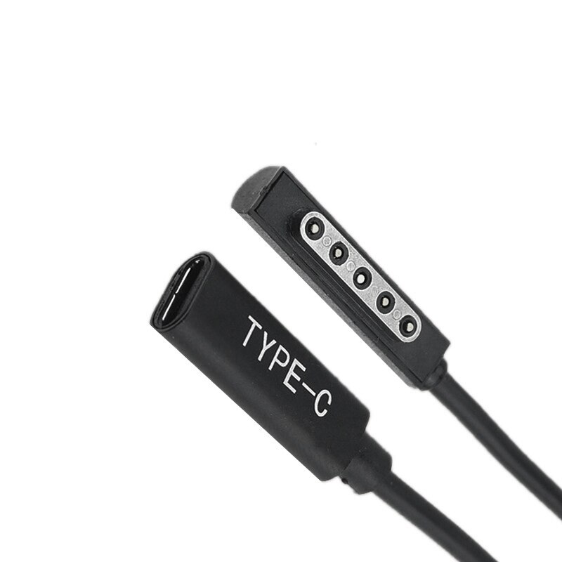 Cavo di ricarica PD di tipo C convertitore adattatore per caricabatterie USB C femmina per Tablet Microsof Surface Pro 1/2