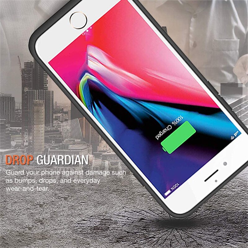 Cargador de batería de 6000mah para móvil, funda de carga para IPhone 6, 6S, 7, 8, SE, 6S, 7, 8 Plus