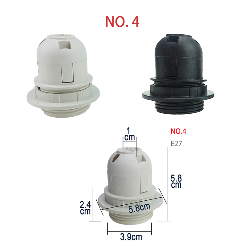 Screw E14 E27 LED Light Bulb Lamp Base Cap Power Holder Electric Pendant Socket Lamp Shade Converter 220V 110v: Brown / 2G11