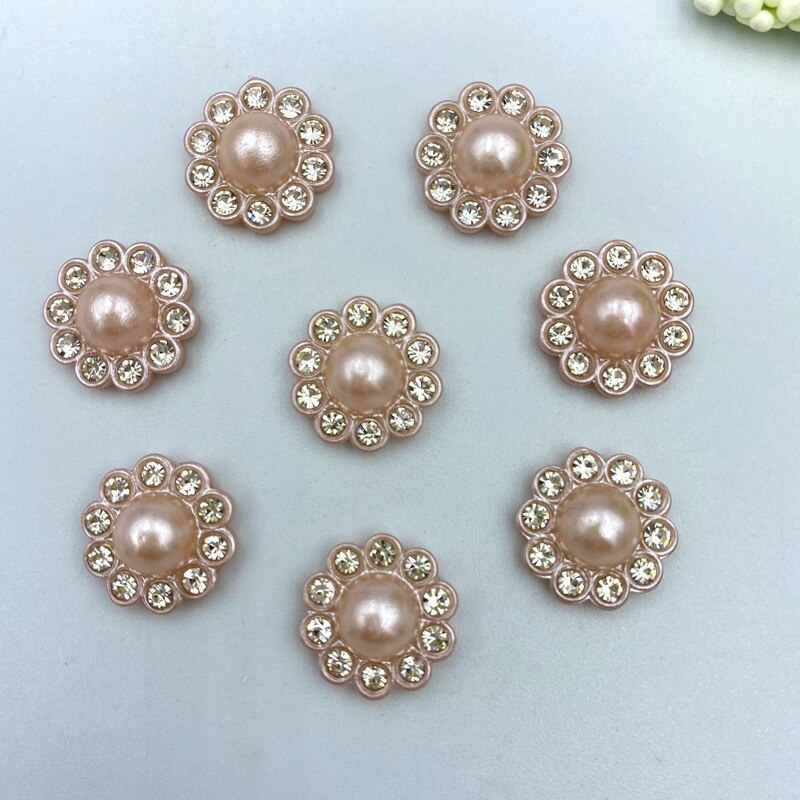 30 stk gør-det-selv perlen af et spidsbor dekoration håndværk flatback cabochon scrapbog pasform hårspænder udsmykning perler  b56