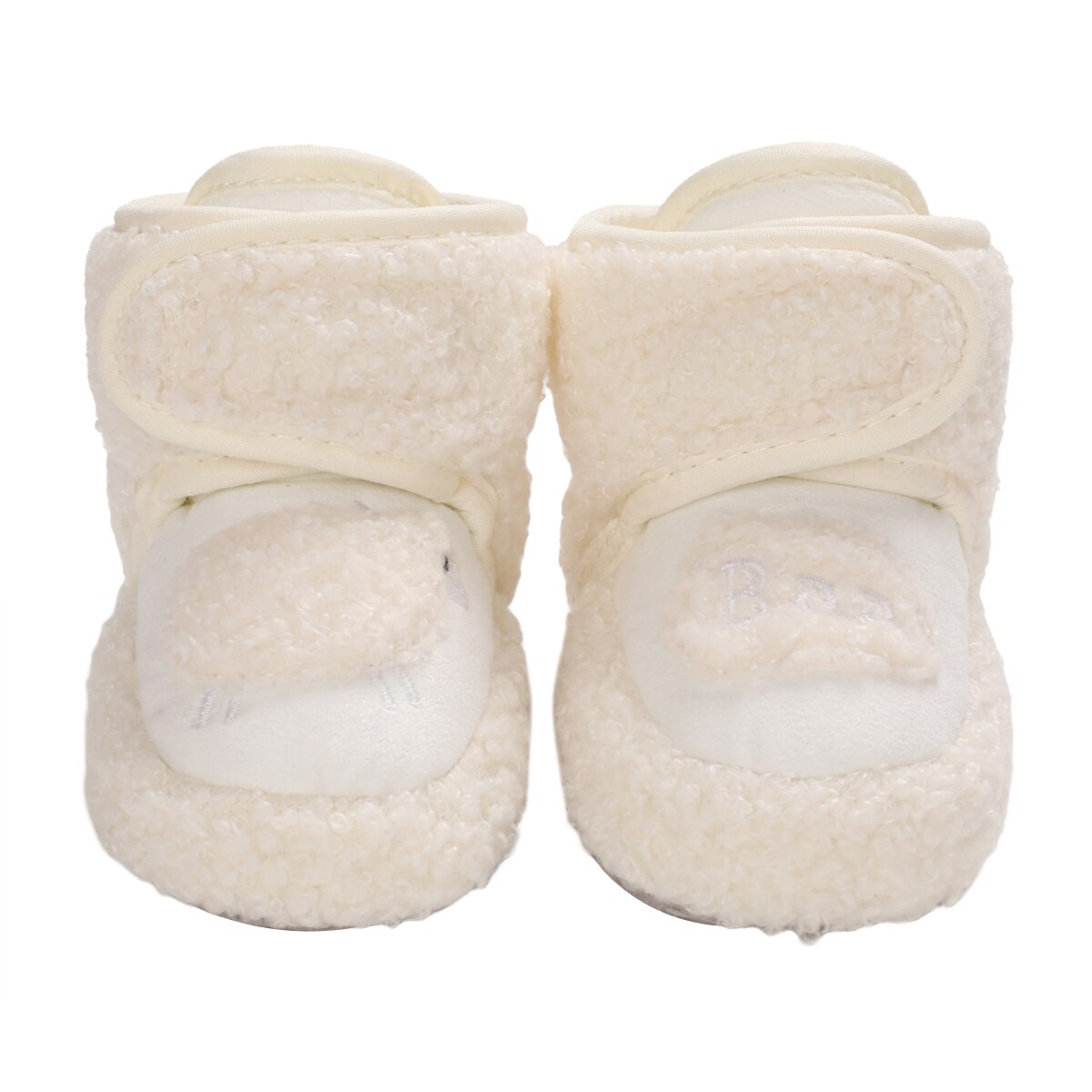 Baby Jongens Meisjes Laarzen Leuke Schapen Patroon Baby Laarzen Antislip Soft Katoen Peuter Eerste Walker Crib Schoenen: WHITE / 13-18 months