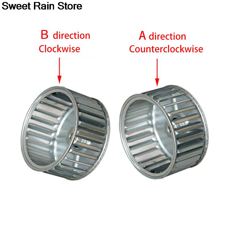 Centrifugaal schoepenmotor ventilatorwaaier as aluminium ventilator kleine schoepenwiel meerbladige waaier zinklegering
