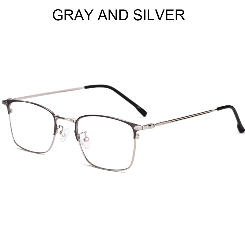 Handoer Full Rim Optical Glasses Frame for Women Eyewear Spectacles Glasses Optical Prescription Frame Vintage Eyewear, 2 Styles: 1591 Gray Silver