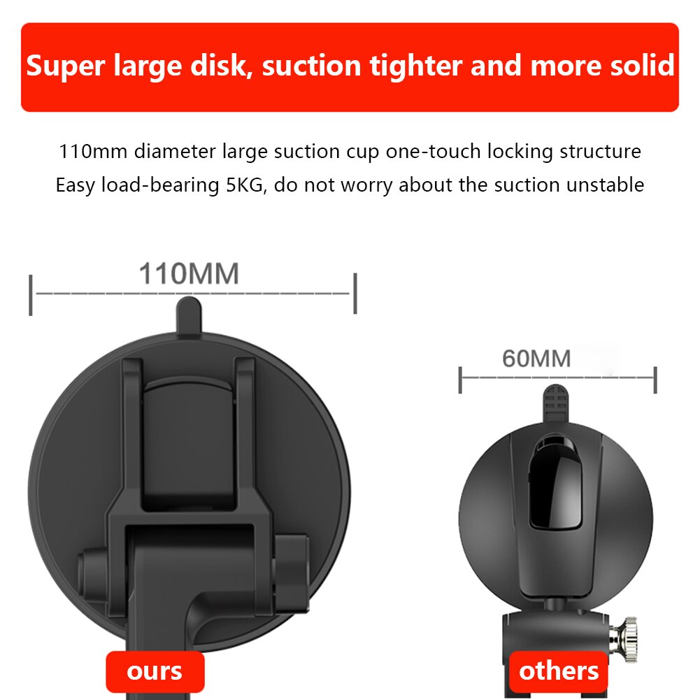 Universal Truck Cellphone Mount Mobile Phone Holder Stand Adjustable Long Arm Windshield Mobile Phone Mount for iPhone Xiaomi