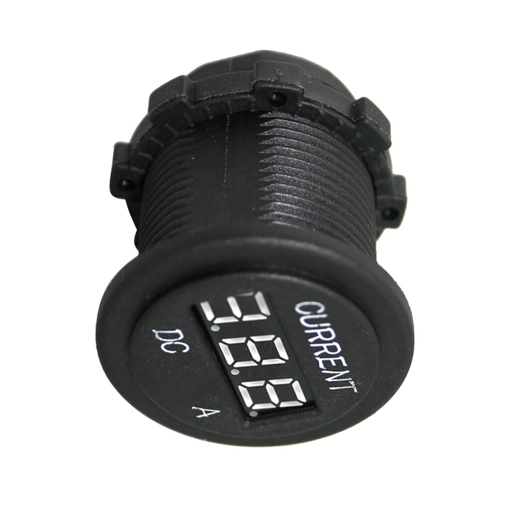 Digital Mini LED Ammeter, Amperage Tester Meter Ampere Monitor , LED Signal Indicator Light Panel DC 0-10A