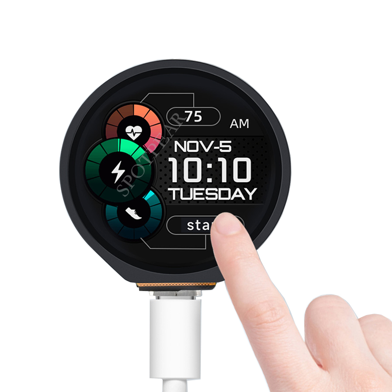 ESP32-S3 development board 1.28inch Round Touch LCD Display Screen / Accelerometer / Gyroscope Sensors