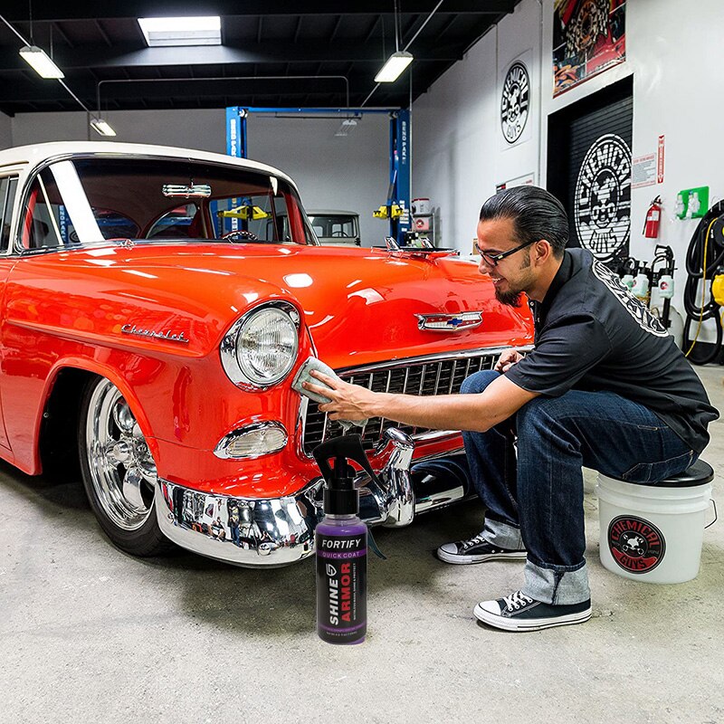 SHINE ARMOR Quick Ceramic Coating - Car Wax Polish Spray Superhydrophobic Hybrid Liquid glass Solutions Ceramic Polish and Wax