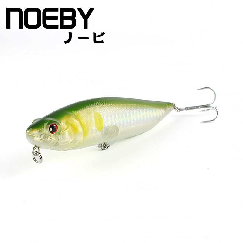 NOEBY 1 pièces Leurre De Pêche 115mm/25g D'eau Crayon Leurre Dur Peche Souple Gros Dur Bionic Appâts Leurres VMC Crochets Aigus