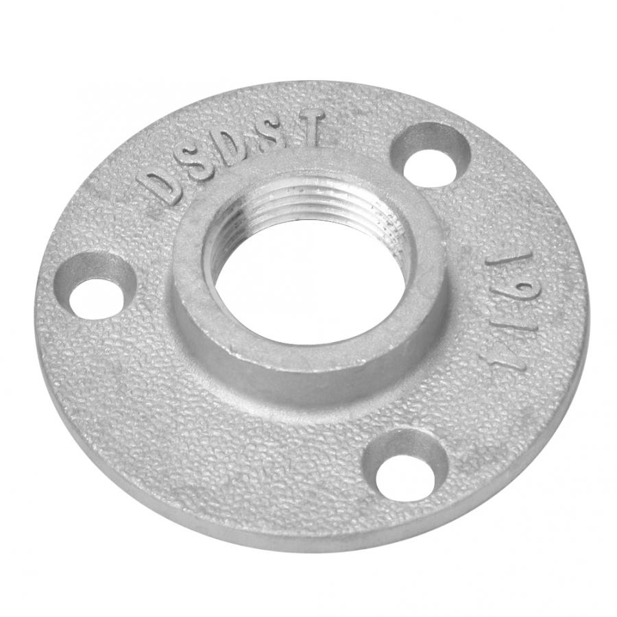 10Stck DN20 3-Löcher Flansche Basis Rohr Armaturen Aluminium Legierung Gewinde Rohr Flansch Befestigung Regal Basis flansch flanschbearbeitung