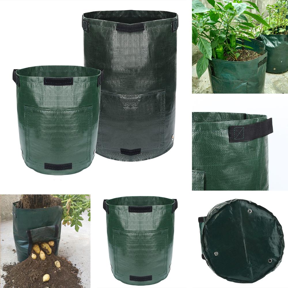 1PC DIY Potato Grow Bag Woven Potato Cultivation Planting Bags Vegetable Garden Pot Planting Grow Bag