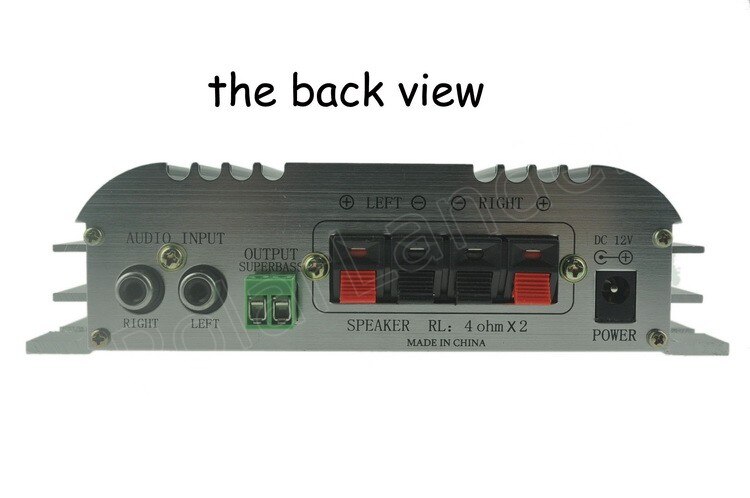 12V Eindversterker Voor Auto Radio Cd Dvd-speler Subwoofer Auto Audio Versterker Super Bass Functie Hi-Fi