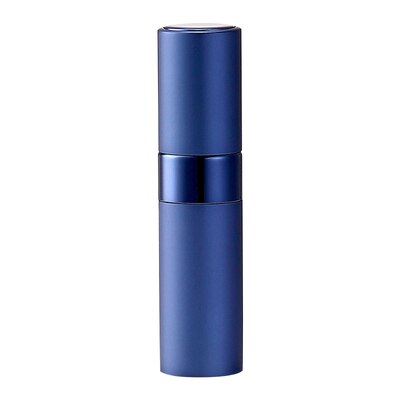 8ml draagbare parfumflesjes van metaal en aluminium, cosmetische sprayflesjes voor op reis, parfumflesjes van glas: Diepblauw