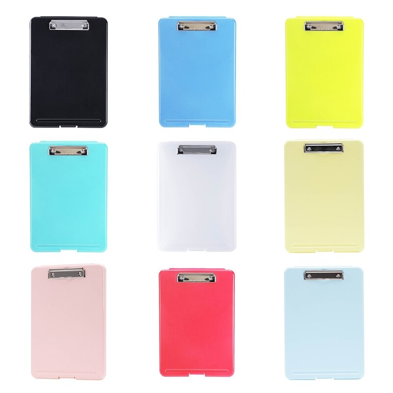 A4 Klassieke Multifunctionele Bestandsmap Organizer Case Plastic Klembord Opbergdoos Pennenhouder Kantoorbenodigdheden Briefpapier