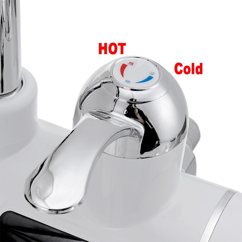 Tankless Sofort Heißes Wasser Wasserhahn Heizung Elektrische Küche fließen Durchlauferhitzer Wasserhahn Kalte Heizung Wasser Heizungen mit LED 3000W 220V