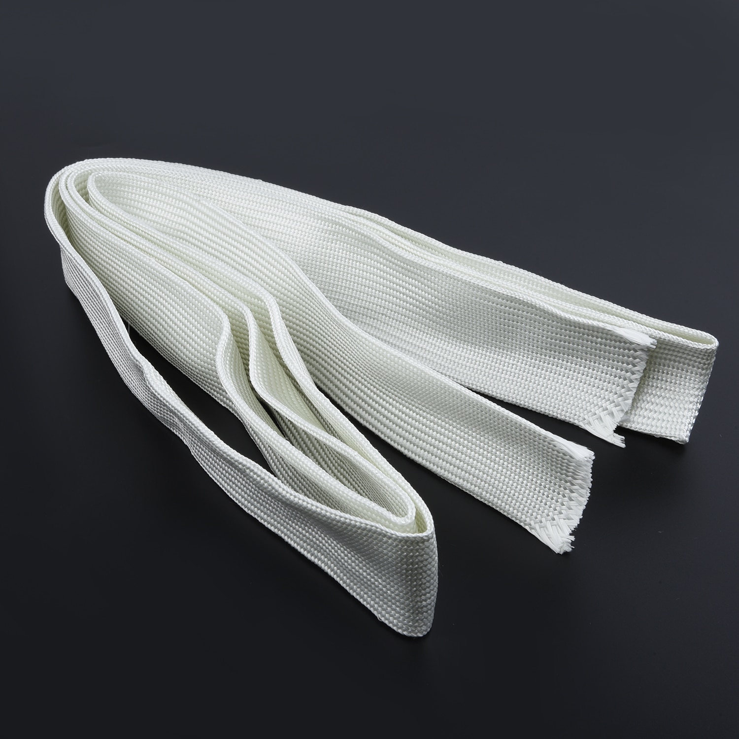 Glassfiber termisk isolasjon 2m/5m lengde hvit for webasto eberspacher for 22mm & 24mm eksosrør