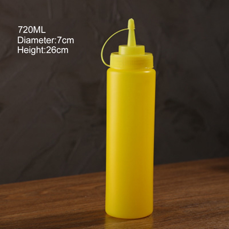 Squeeze Squirt Kruiderij Flessen met Twist Op Cap Deksels Ketchup Mosterd Mayo Sauzen Olijfolie Flessen Keuken Gadget