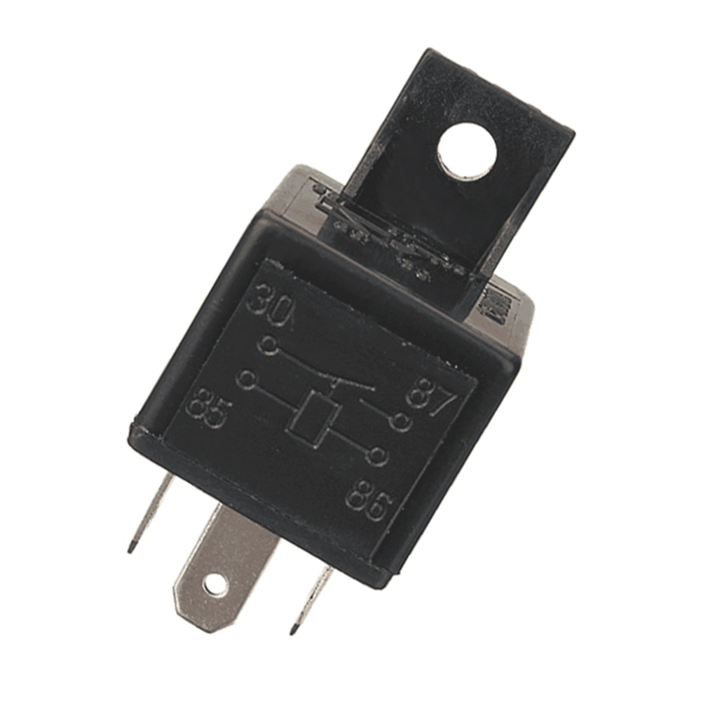 Auto Relay Universal 4 Pin 12V 30A Build-in Fuse Socket Car Relay for Electric fuel pumps/Electric water Pumps/Headlight etc