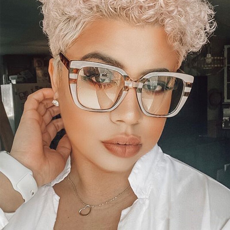 #39 sort firkantet brillestel dame stort brillestel oversized styles acetat