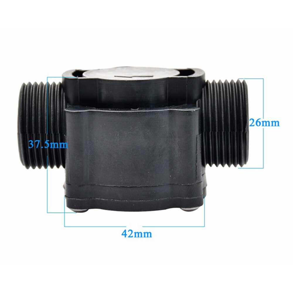 FS300A Water Flow Sensor 1-60L/min G3/4" DN20mm Stainless Steel Shaft Zhongjiang Sea
