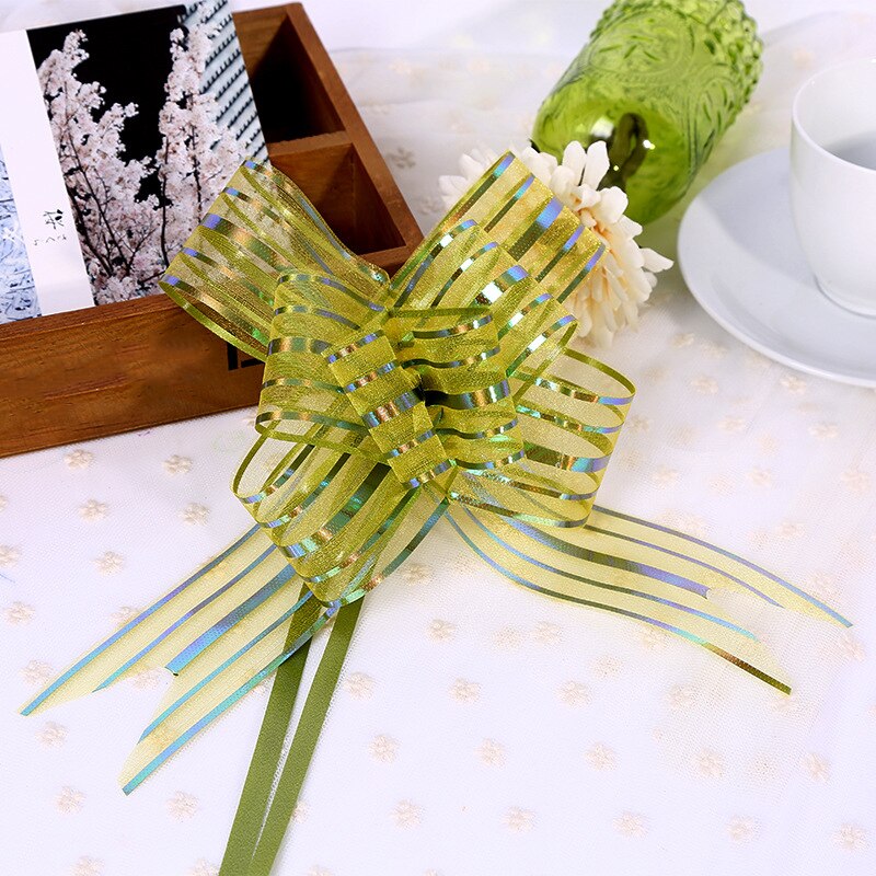 10Pcs Bowribbons Kerstcadeau Bloem Wrappers Voor Bruiloft Auto Verjaardag Evenementen Decoratie Gelukkig Nieuwjaar Cadeaus Decor: 03