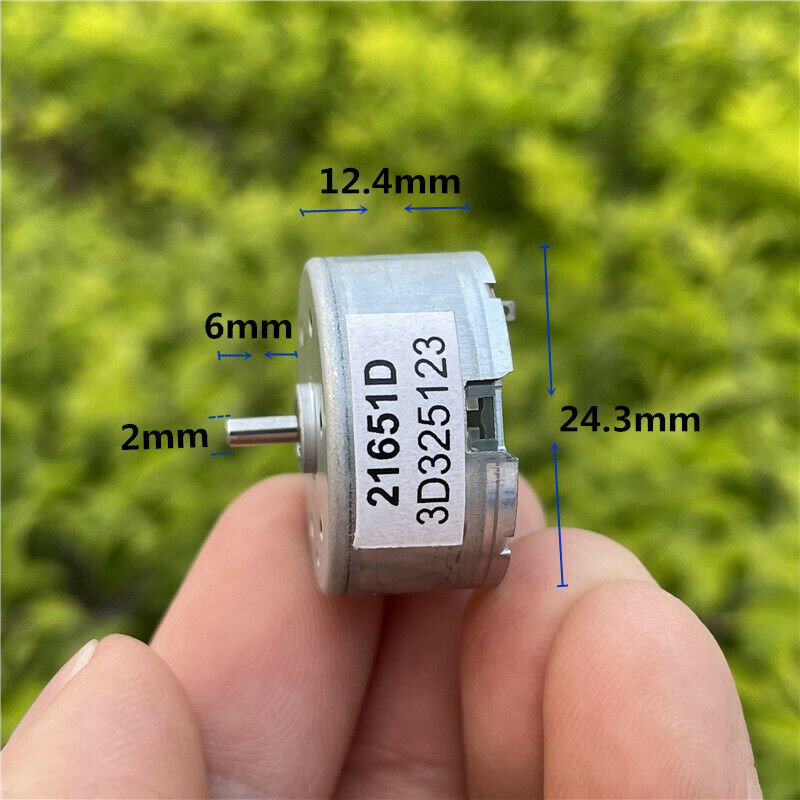 Johnson rf -300ca 24mm rund spindelmotor  dc 3v-6v 7600 rpm høyhastighet til solenergi leketøy