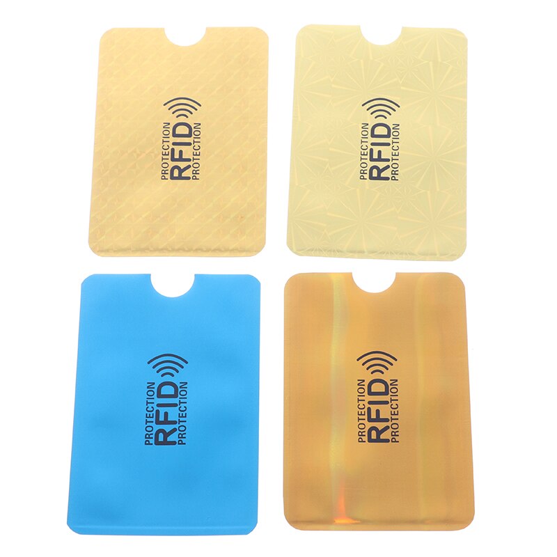 10Pcs Mixed RFID Bank Karte Fall Schutz Abschirmung NFC Anti-Diebstahl Karte Halter Anti-entmagnetisierung Karte Halter