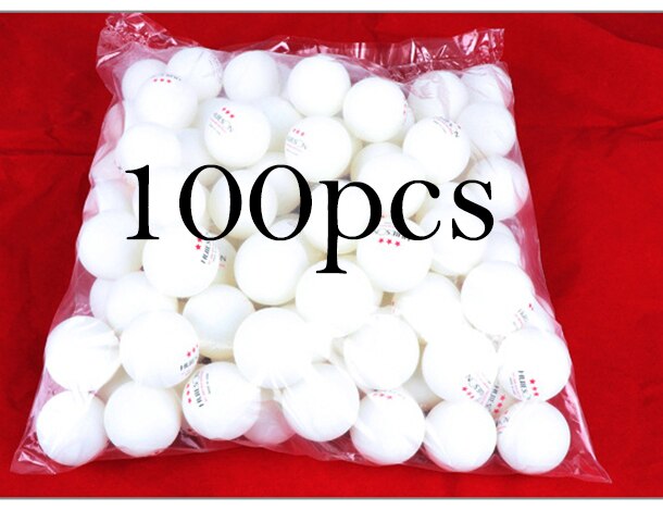 50/100pcs/pack 3-Star 40mm 2.8g Table Tennis Ping pong Ball White Orange Amateur Advanced Training competition Ball: White 100 pieces