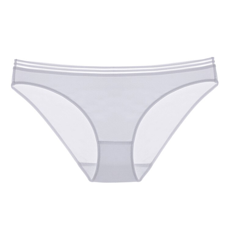 Naadloze Slipje Voor Vrouwen Sexy Lage Taille Onderbroek Vrouwelijke Ijs Zijde Ademend Slips Vrouwen Katoen Onderkant Kruis Ondergoed: white panties / L