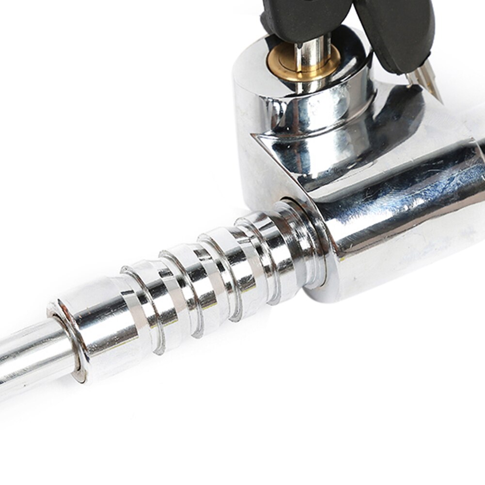 Anti-Corrosion Retractable Truck Protection Clutch Steering Wheel Lock Heavy Duty With 3 Keys Steel Anti Theft Car Universal