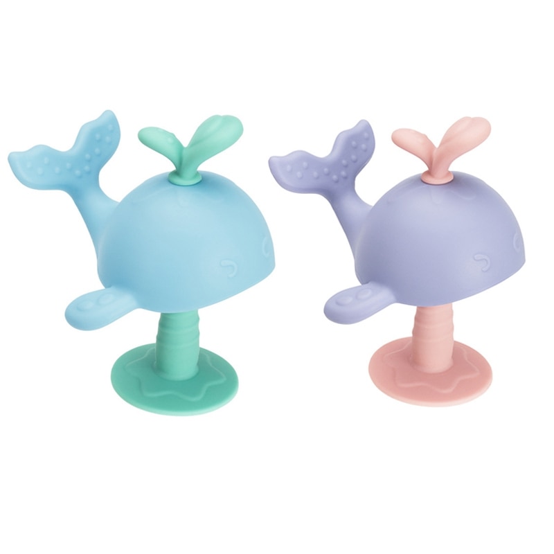 Baby Siliconen Bijtring Knaagdieren Met Sucker Zachte Training Chew Molaire Staaf