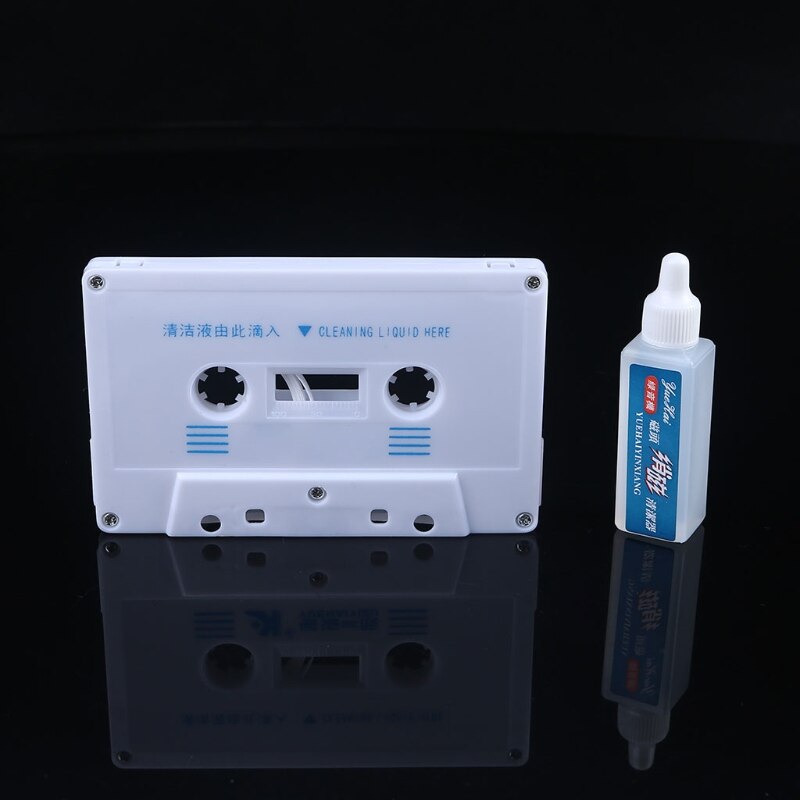 -Audio Tape Cassette Head Cleaner Demagnetizer W/1 Schoonmaakmiddelen Zorg Nat Maintenanc