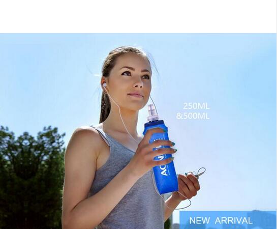 AONIJIE 150ml 250ml 500ml Duurzaam Bpa-vrij Opvouwbare Zacht Water Zak Draagbare Ketel Outdoor Sport Reizen wandelen Water Fles