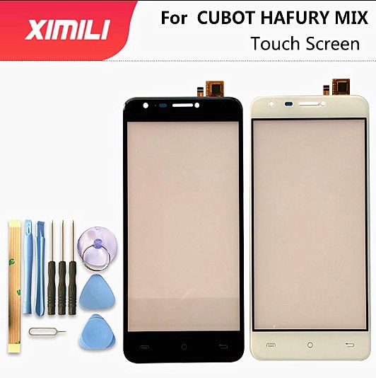 5 Inch Voor Cubot Hafury Mix Touch Screen Digitizer Panel Voor Glas Lens Sensor Voor Hafury Mix Touchscreen + Gereedschap