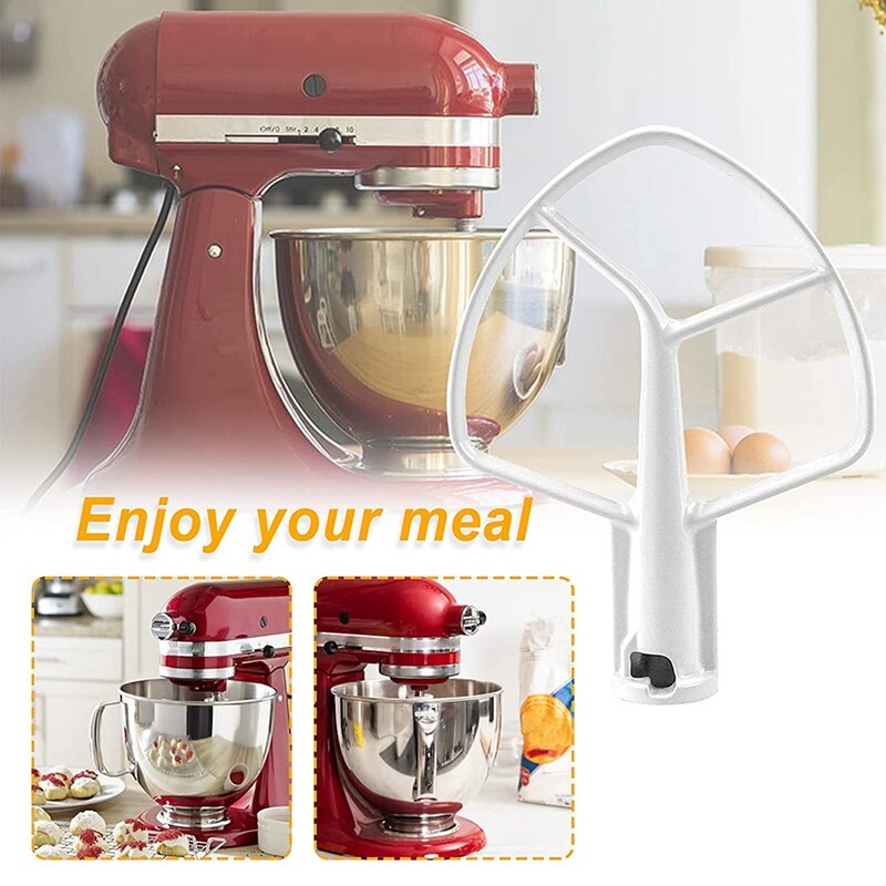 K5AB K5SS Kitchen Mixer Aid Coated Flat Beater, Replacement For Kitchenaid Mixer W10807813,9707670 Accessories