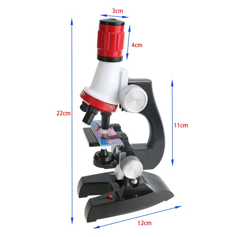 Kids Educatieve Microscoop Kit Science School Vergrootglas Tool Set Met Pincet