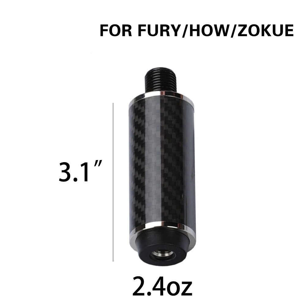 Carbon Fiber Billiard Pool Cue Extension Bumper Extender Extension for PREDATOR MEZZ ZOKUE HOW FURY Billiard Accessories: 3.1 for Zokue