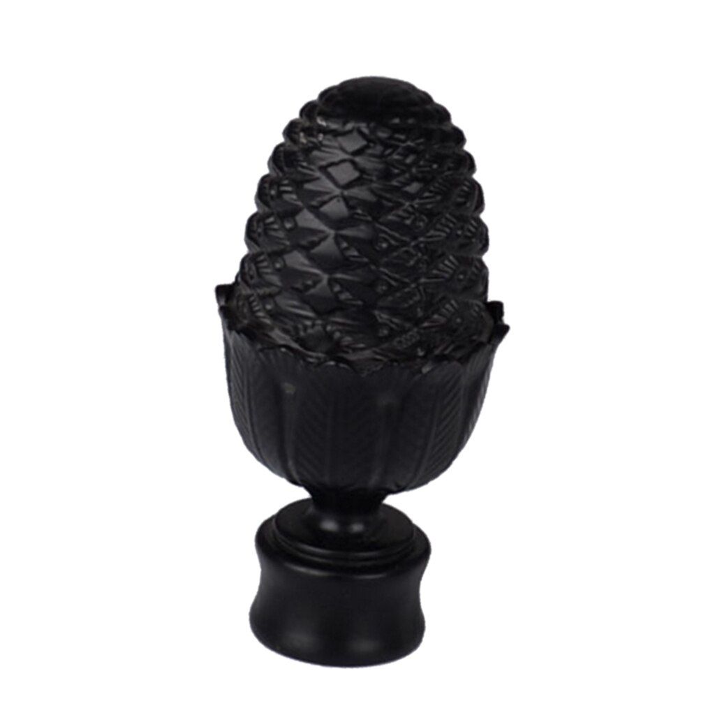 Various Curtain Pole Finials Window Panel Rod Decorative Ends Head - 1 Pcs PICK