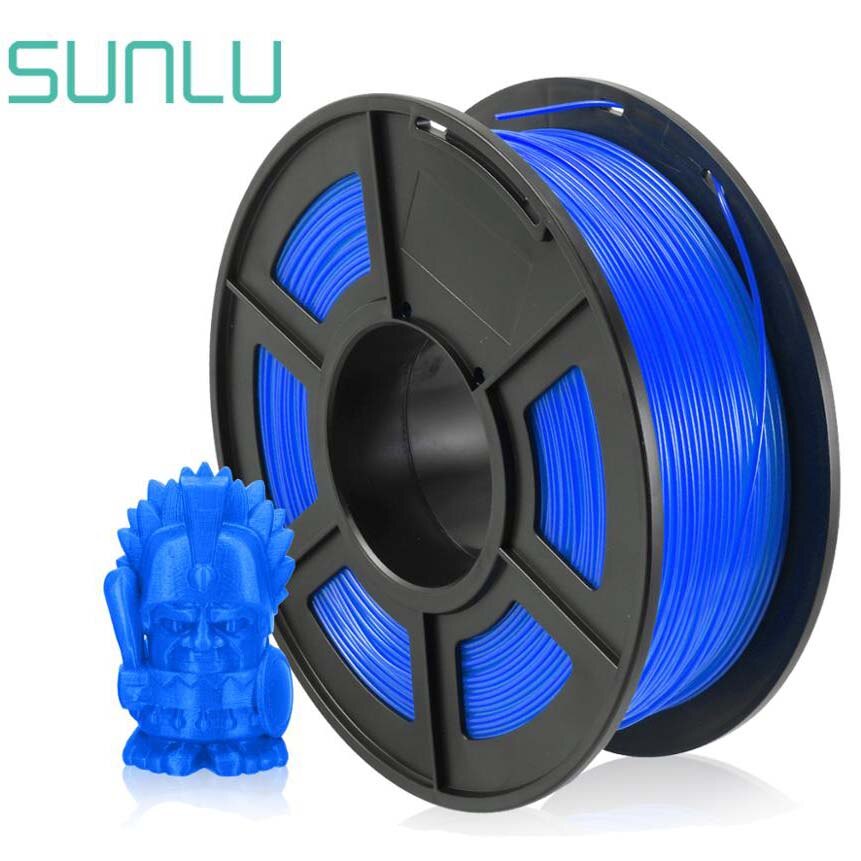 Filamento SUNLU PETG 1,75mm 1KG Anycubic 100% sin burbujas 3D filamento Anycubic Mateial para PenGood 3d para impresión Pedant Lamshape: PETG-BLUE