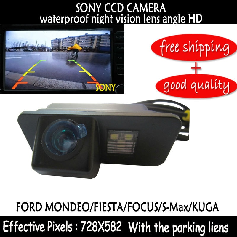 Parking Assistance Voor Sony Ccd Hd Auto Achteruitrijcamera Reverse Backup Camera Nachtzicht Voor Ford Mondeo Fiesta Focus S-Max Kuga