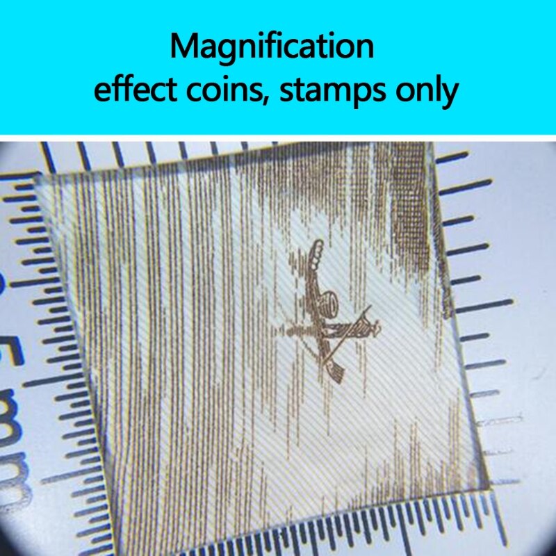 10x lupa dermatoskop uchwyt gładki wyraźny obraz ze skalą pomiarową większa wizja lupa większa wizja