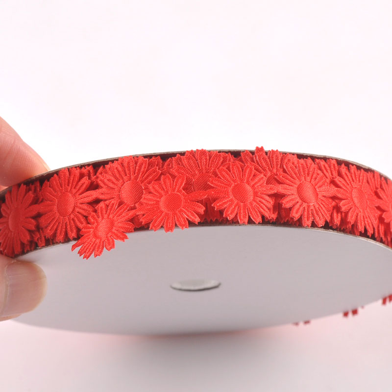 Width1.8cm Multicolor Bloem Kant Linten Voor Ambachten Wikkelen Lint Diy Geborduurde Stof Wedding Party Home Decor C2410: Dull / M
