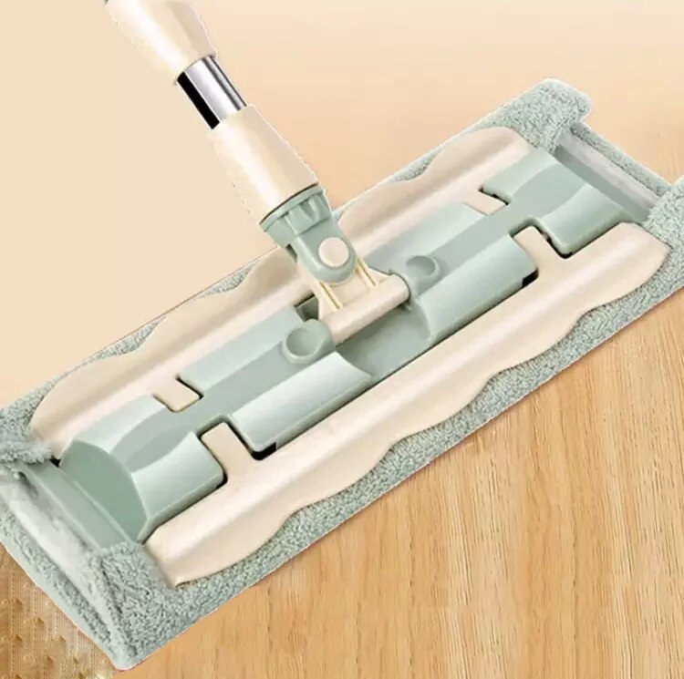 360 grad Spin Mop mit Große Mikrofaser Pads Flache Mopp Boden Teleskop Hause Griff Windows Küche Boden Reiniger Holz Keramik