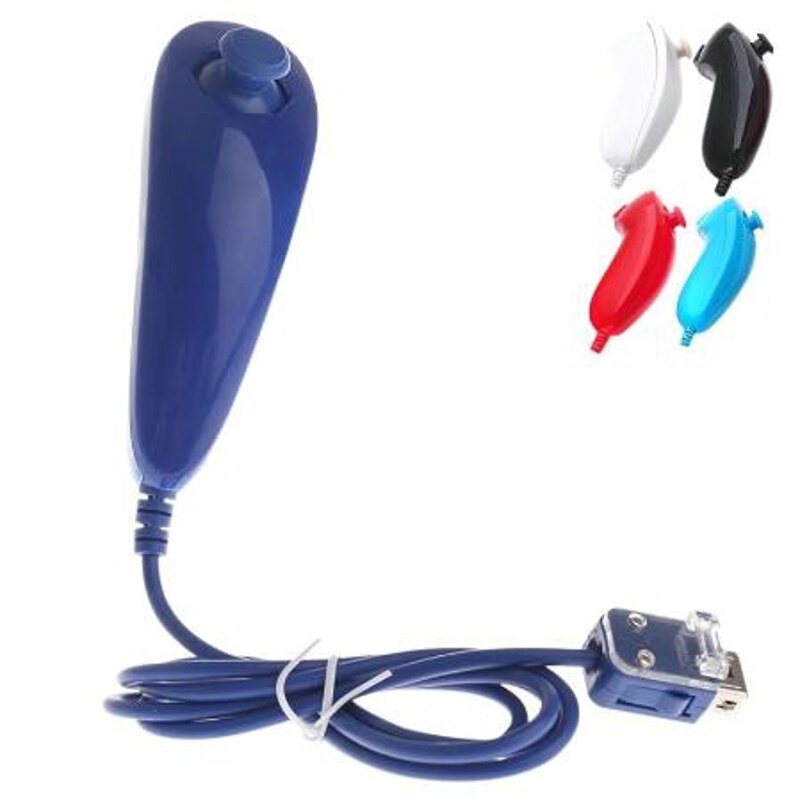 5 couleurs couleur NUNCHUCK NUNCHUK télécommande pour NINTENDO Wii noir nunchunk télécommande port usb